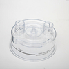 Base de r&eacute;servoir d'humidificateur en polycarbonate transparent moul&eacute; par injection de pr&eacute;cision avec marquages ​​de niveau d'eau MAX et deux ports d'entr&eacute;e